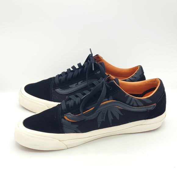Vans Vault x Porter-Yoshida & Co. OG Old Skool LX Black orange men\'s size 11.5